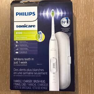 Philips Sonicare 6100 ProtectiveClean Electric Toothbrush - White HX6877/21 NEW
